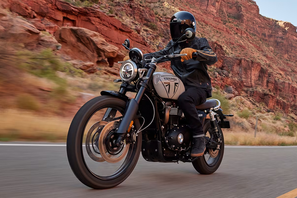 Look for the 2025 Triumph Street Triple R at our dealer in Modesto, CA.